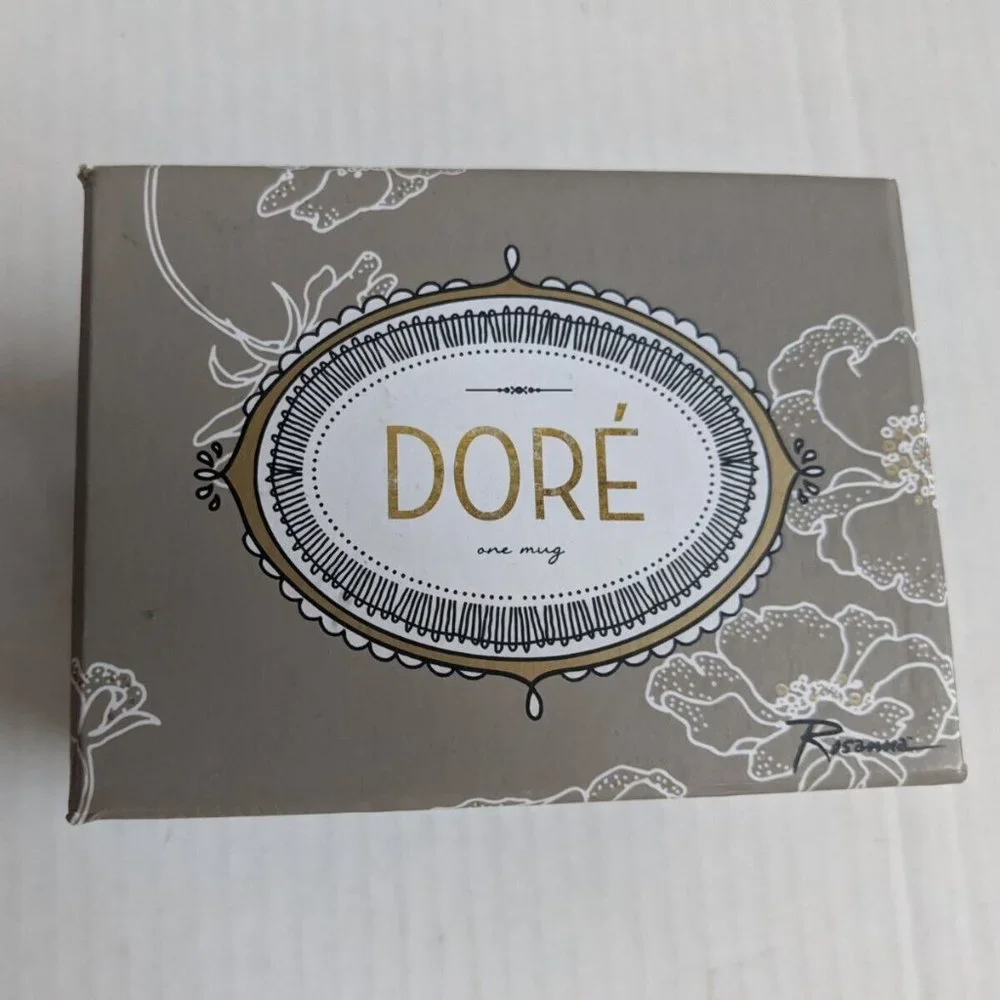 ROSANNA Dore Collectible Mug IN A GIFT BOX *NEW* 12 OZ